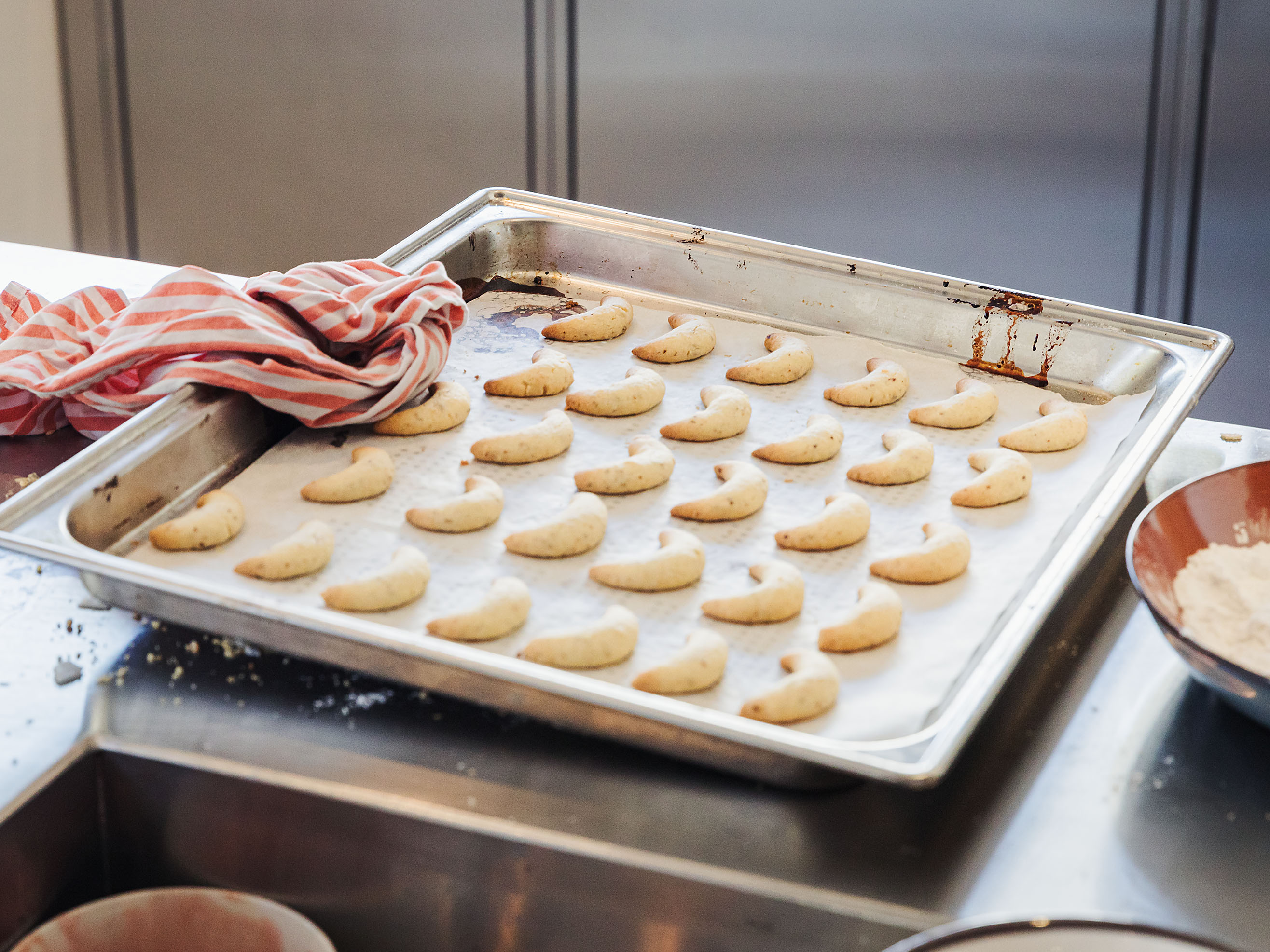 Schritt 3: Die Vanillekipferl 10-15 Minuten backen