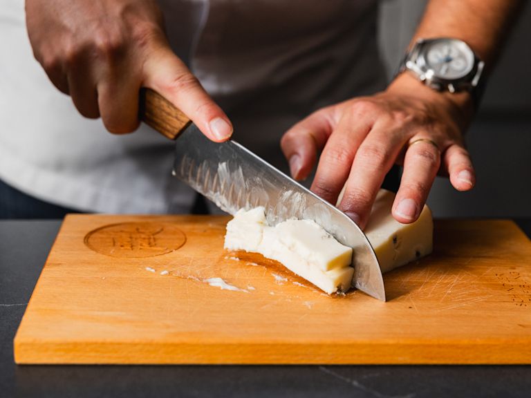 Schritt 3: Teig belegen Schritt 3: Teig belegen