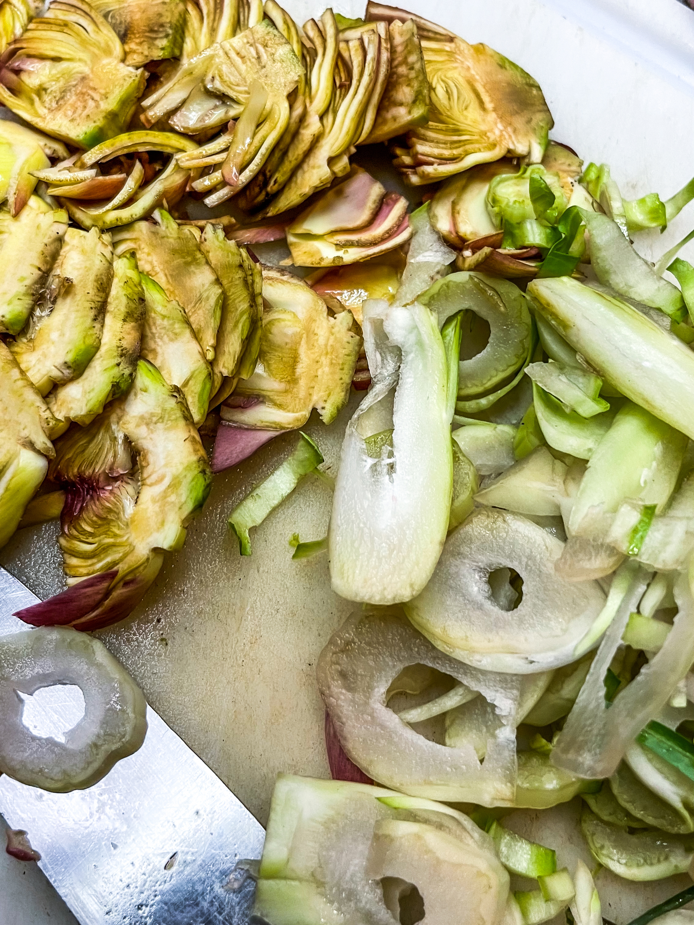 Spaghetti mit Artischocken, Puntarelle, Zitrone & Barba di Frate Rezept 5