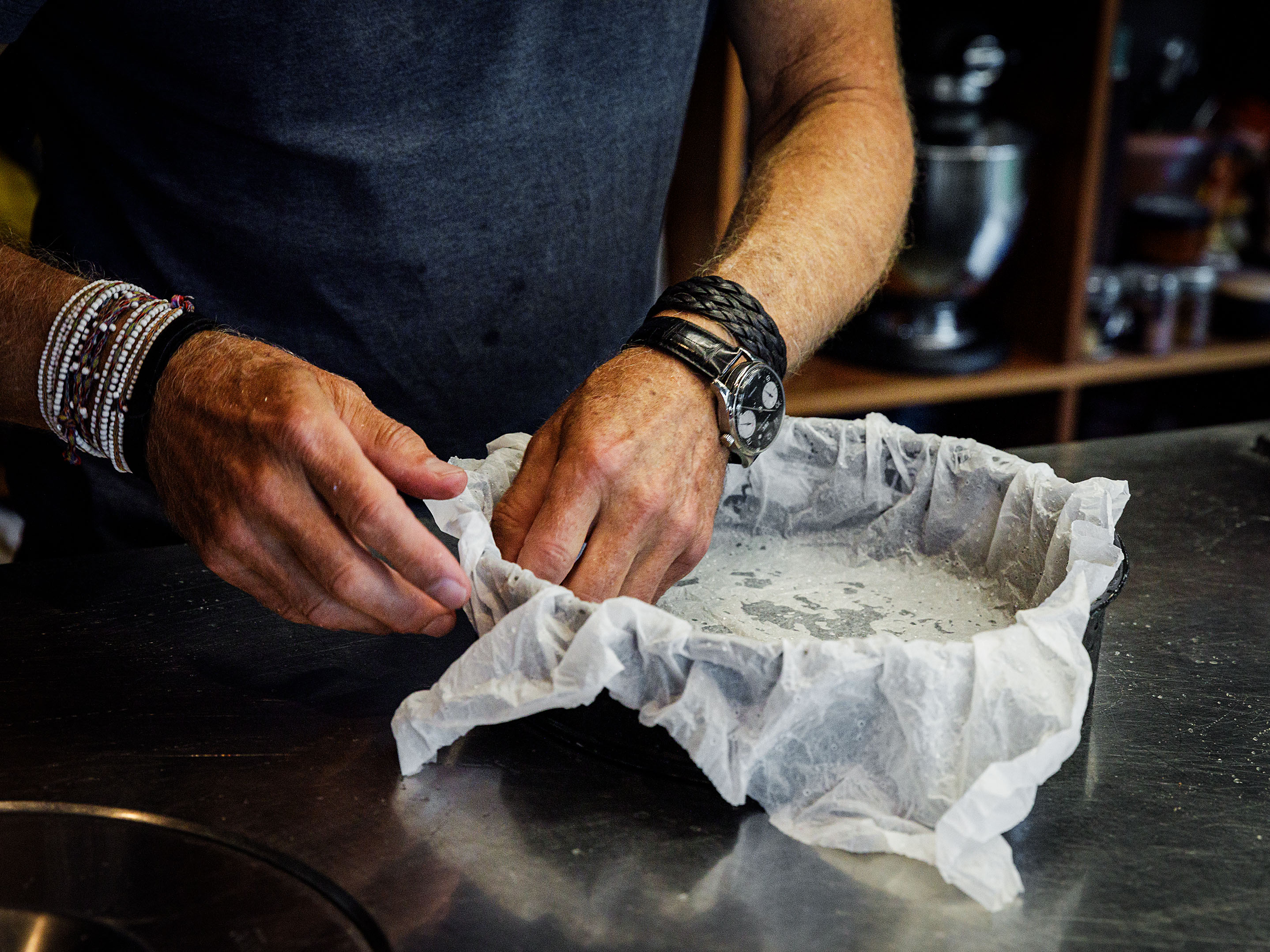 Schritt 1: Vorbereiten. Schokoladenkuchen Nemesis 