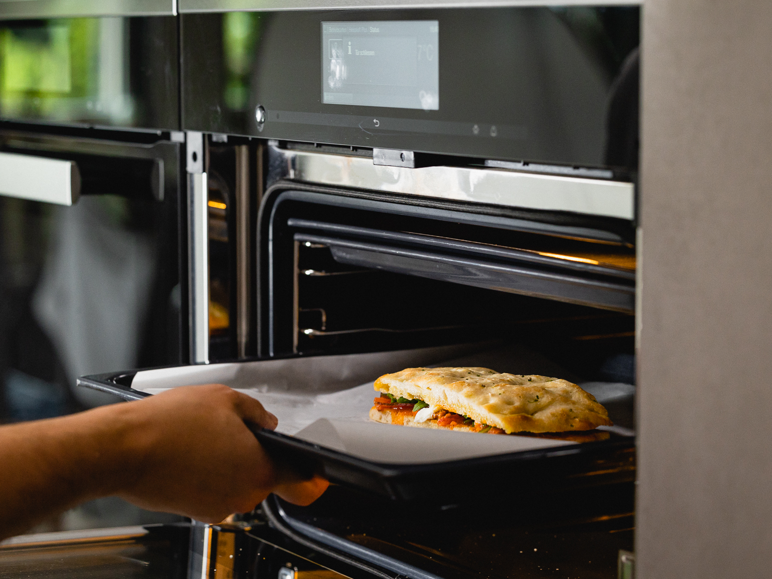 Schritt 2: Teig für ItalienischenFocaccia-Croque Monsieur vorbereiten