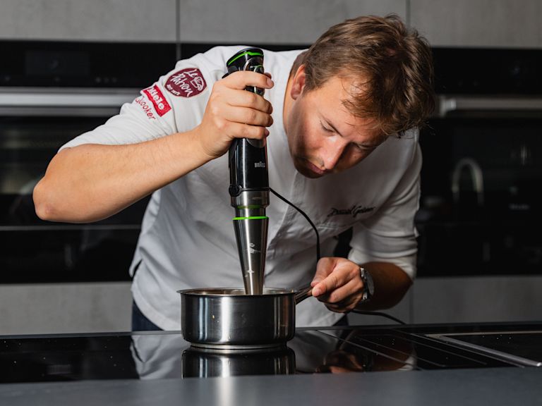 Schritt 3: Eiscreme pürieren Schritt 3: Eiscreme pürieren