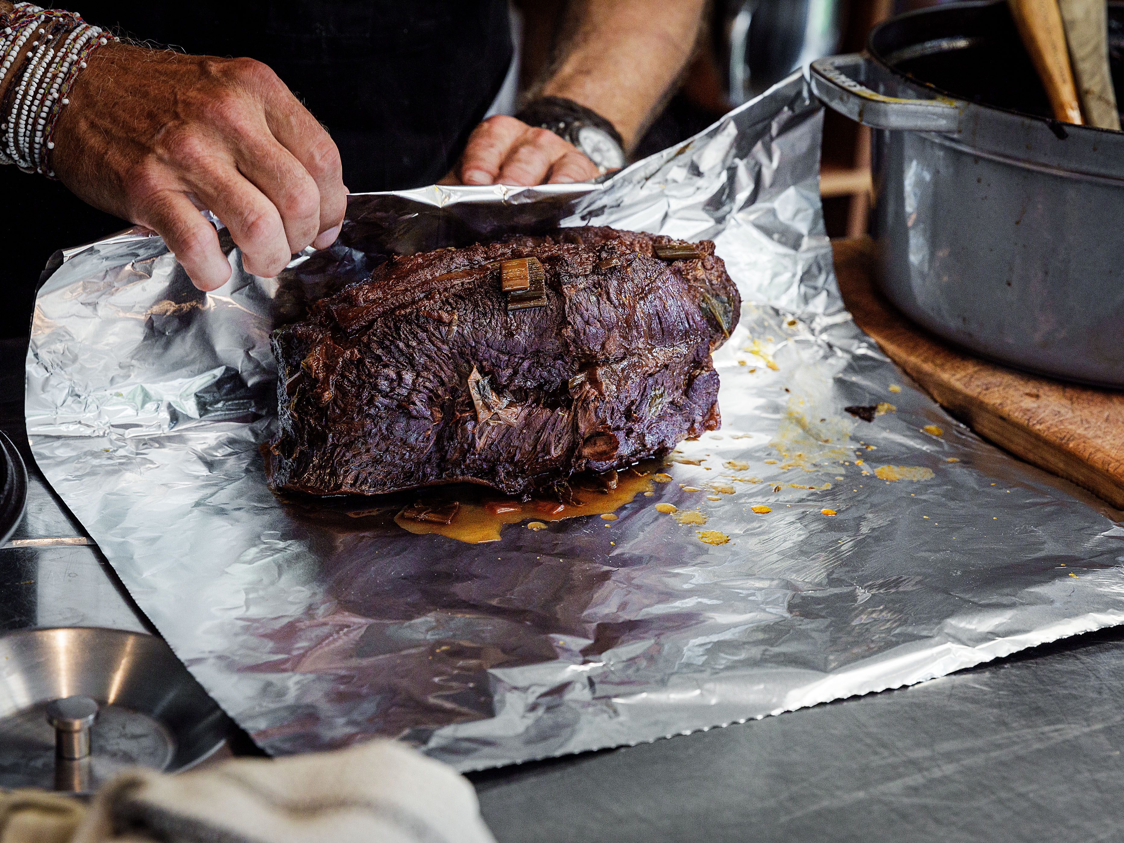 Schritt 2: Braten für Brasato all'Amarone schmoren 