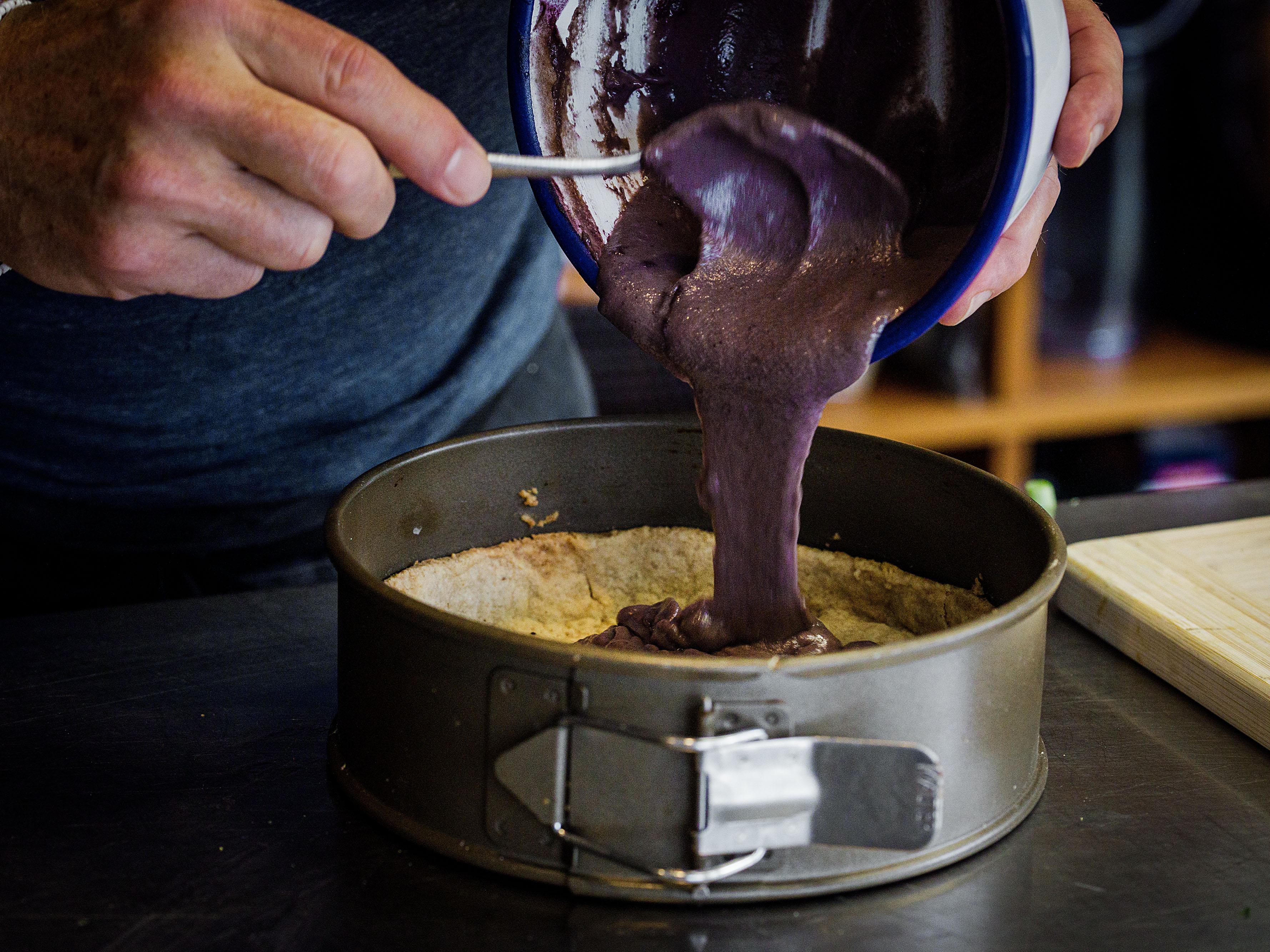 Schritt 4: Heidelbeerkuchen backen 