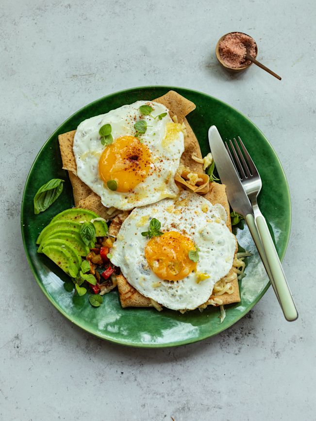 Herzhafte Frühstücks-Crêpes Rezept Herzhafte Frühstücks-Crêpes Rezept