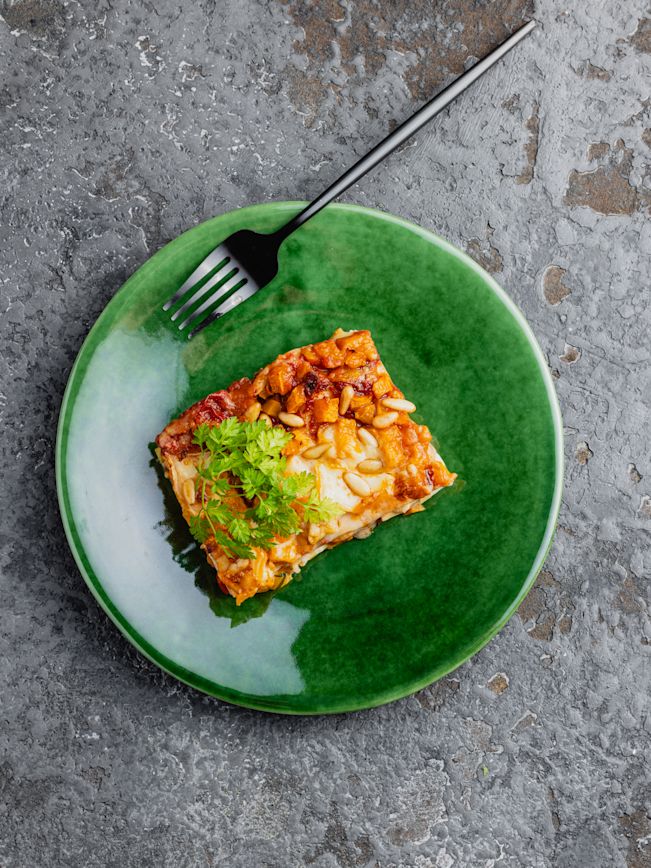 Lasagne mit geräuchertem Lachs, Rucola und Zitronen-Rahmsauce Rezept Lasagne mit geräuchertem Lachs, Rucola und Zitronen-Rahmsauce Rezept