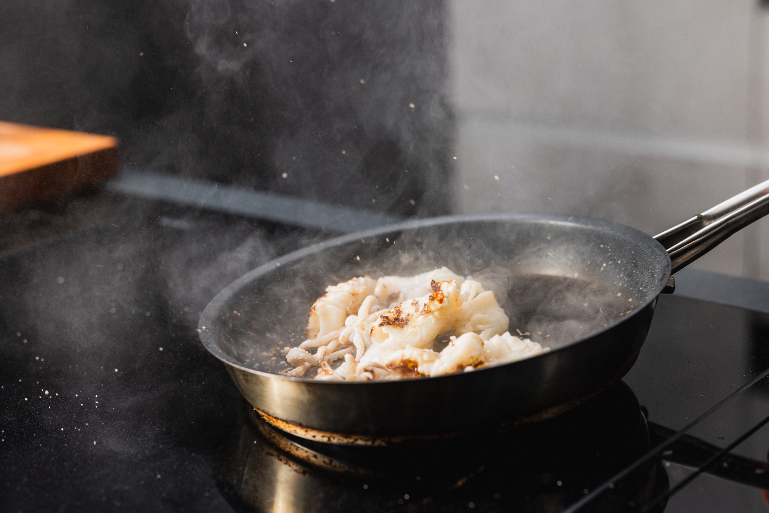 Schritt 6: Calamaretti braten