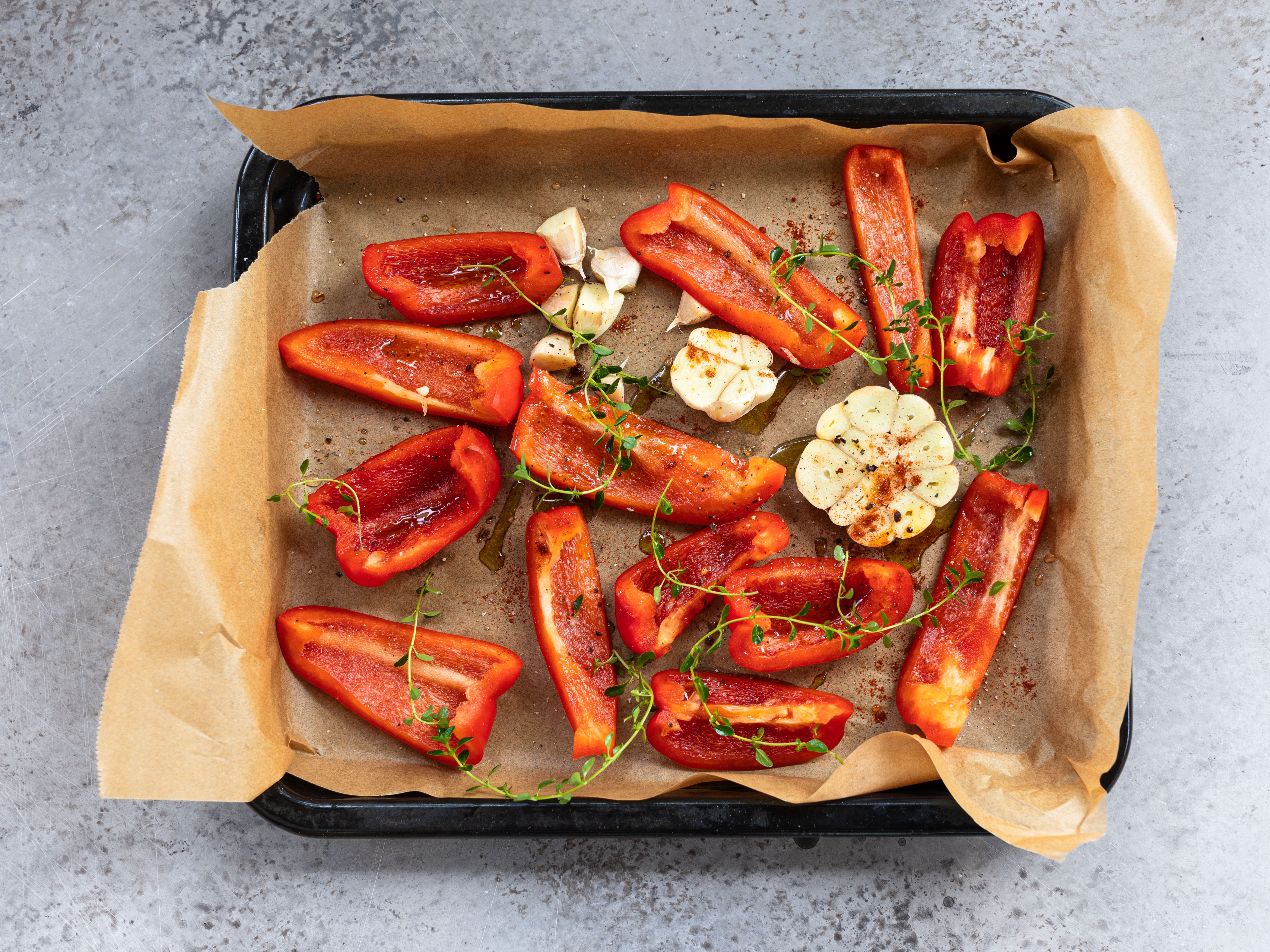 Schritt 1: Gemüse rösten