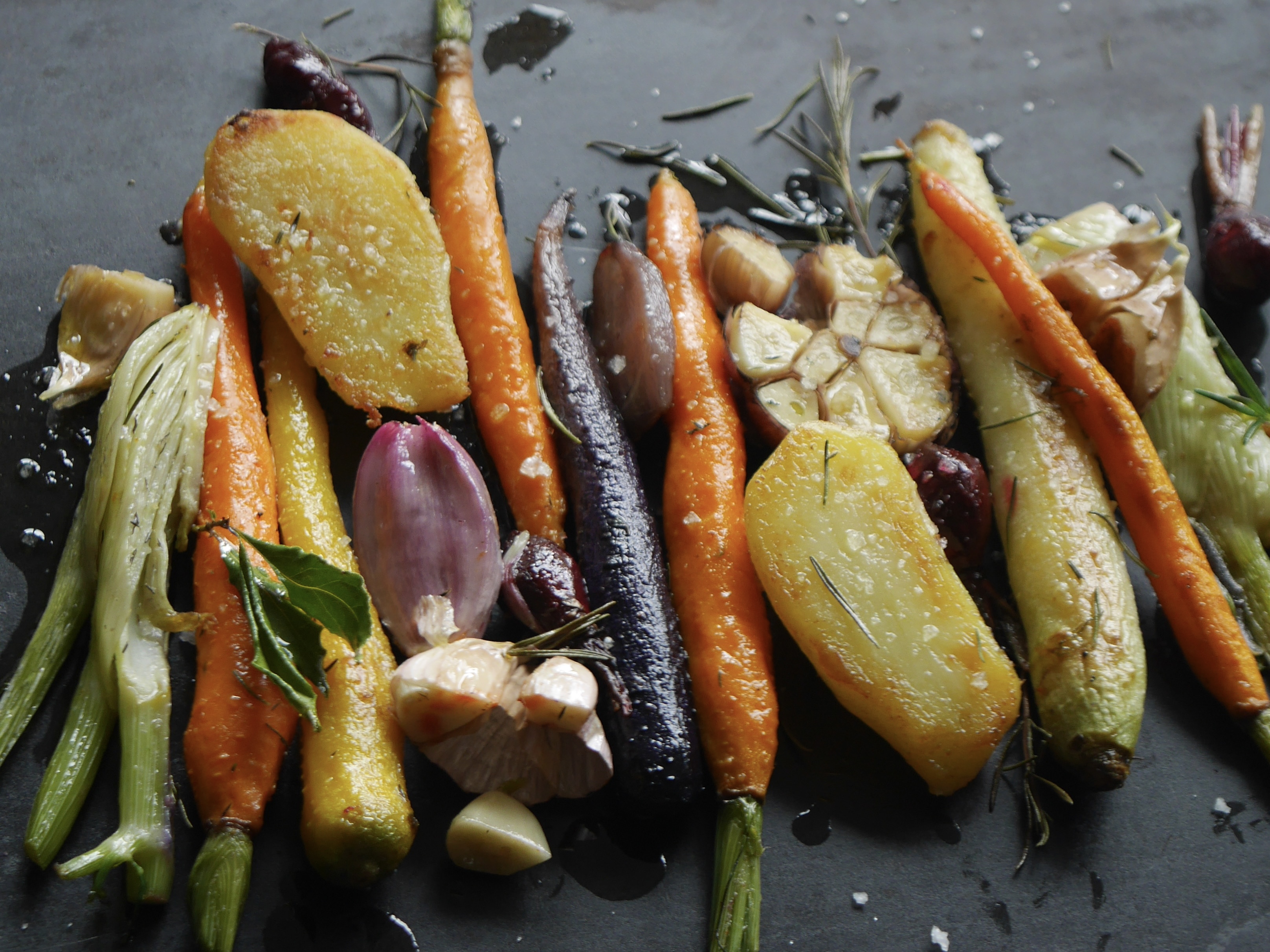 Schritt 1: Ofengeröstetes Gemüse zubereiten