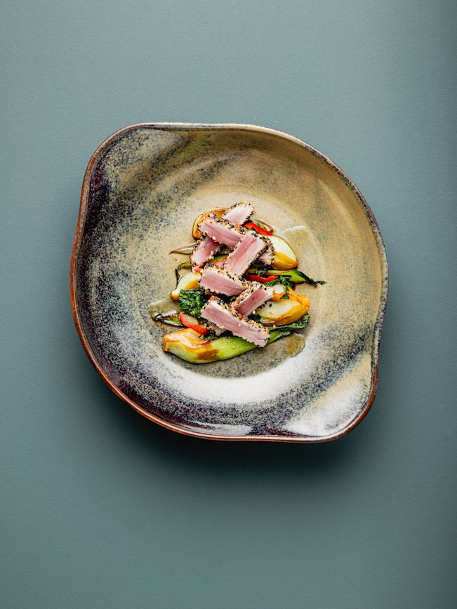 3.1_Thunfisch-Tataki und sautierter Pak Choi Rezept 3.1_Thunfisch-Tataki und sautierter Pak Choi Rezept