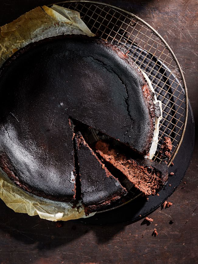 Gebrannter Schokoladen Cheesecake Rezept Gebrannter Schokoladen Cheesecake Rezept