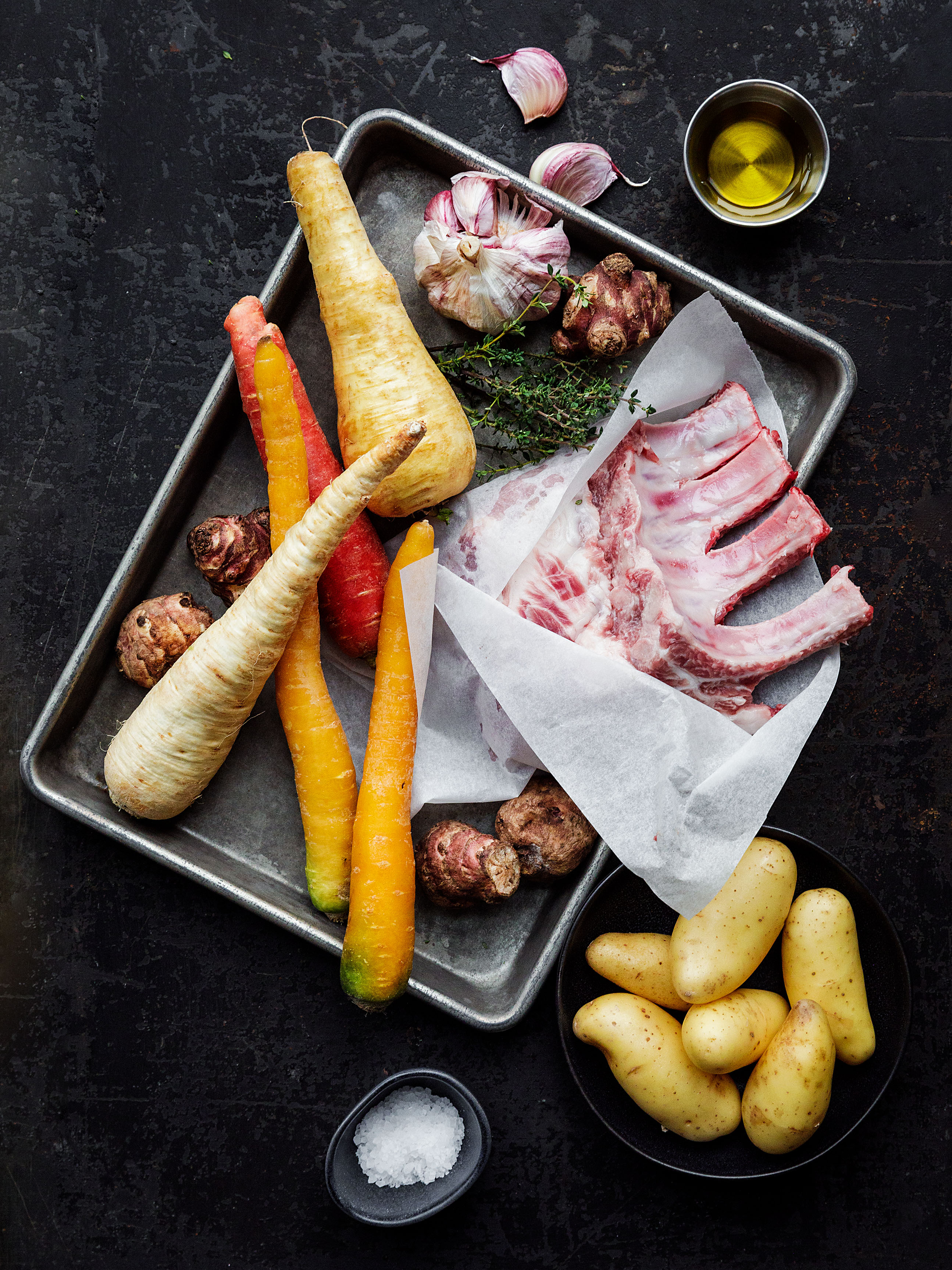 Pata negra Rücken mit Röstgemüse Rezept 3