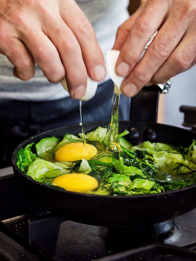 Grünes Shakshuka 2