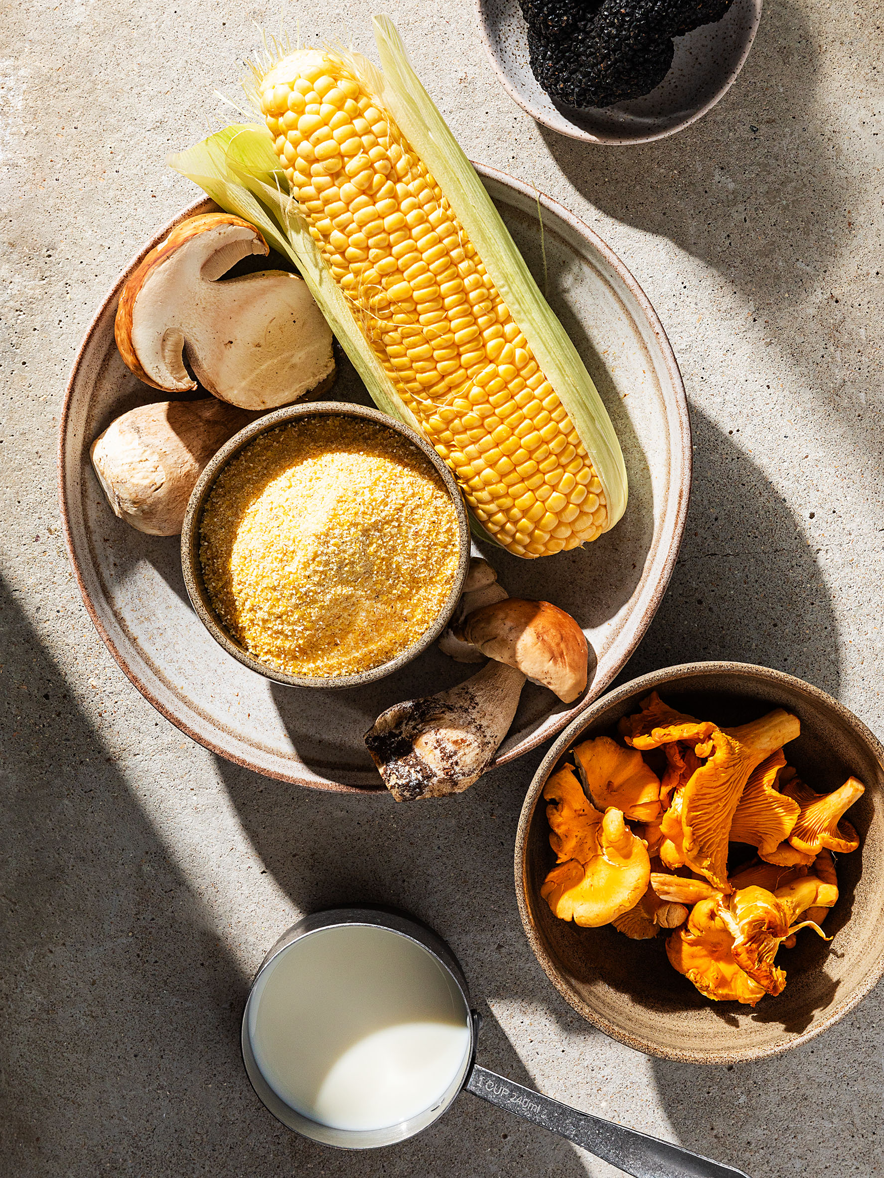 Goldene Polenta mit Steinpilzen und Trüffeln Rezept 2
