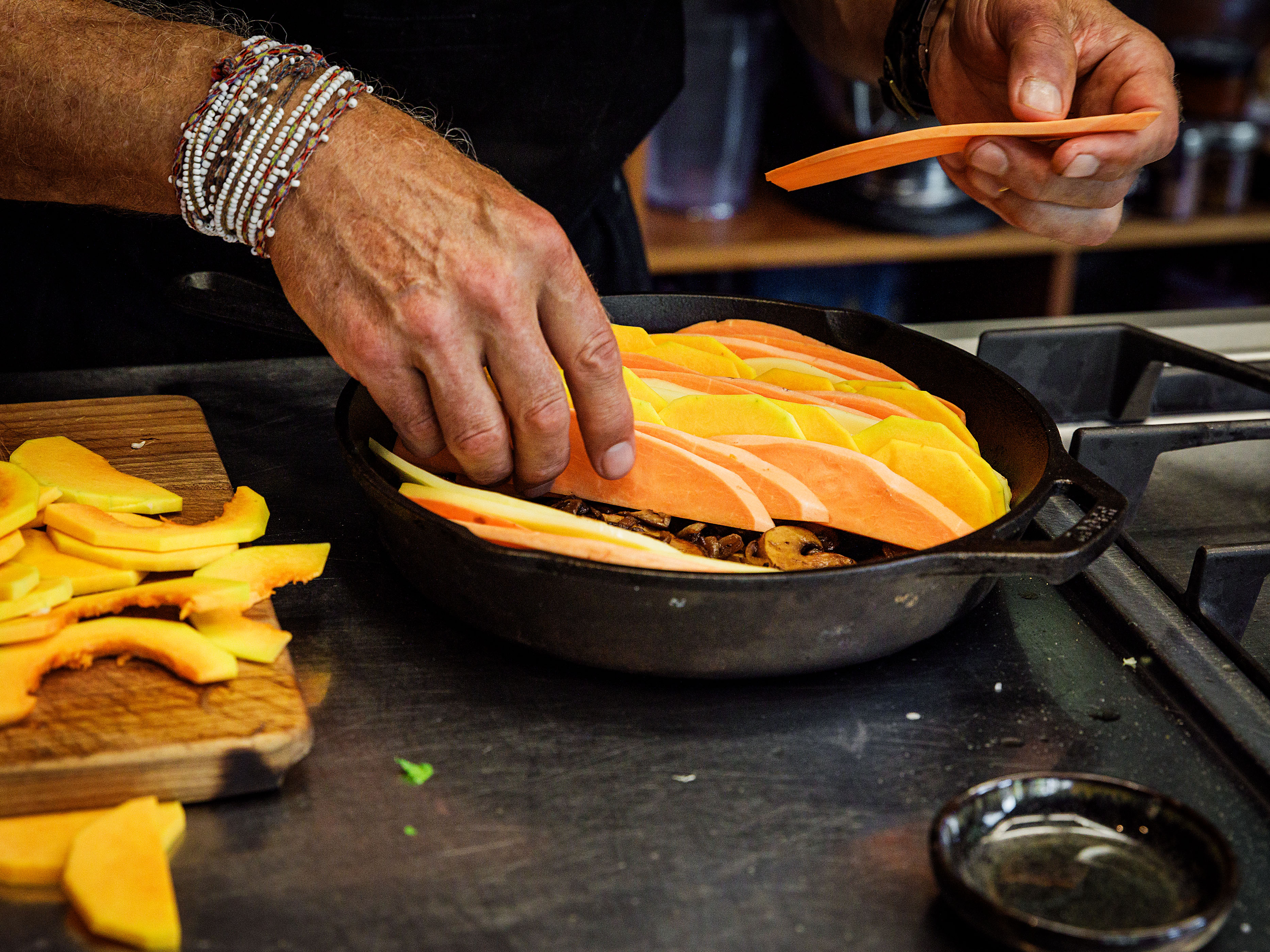 Schritt 2:  Tian für Kürbis-Kartoffel-Tian backen 