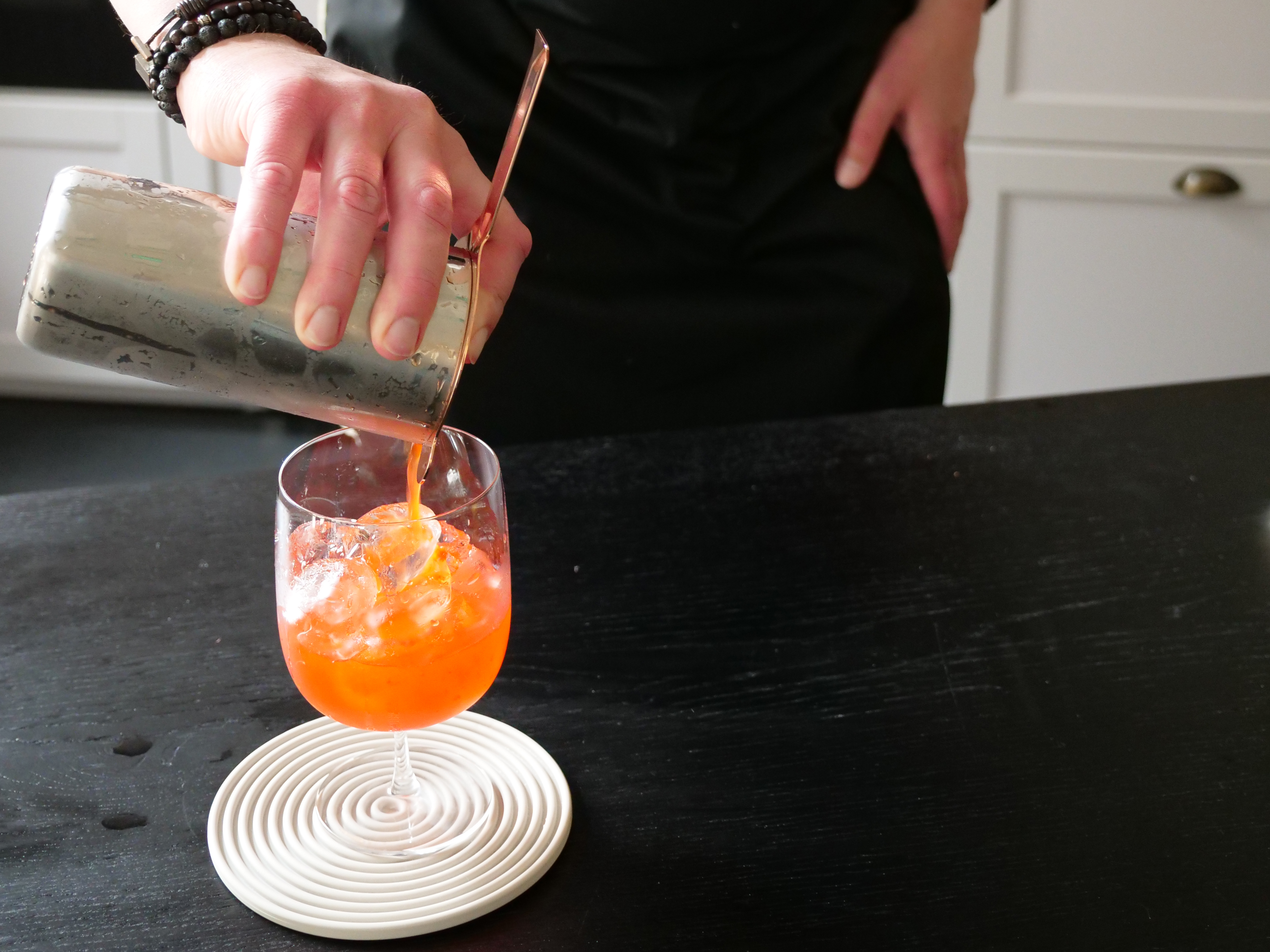 Schritt 4: Doppelt abseihen