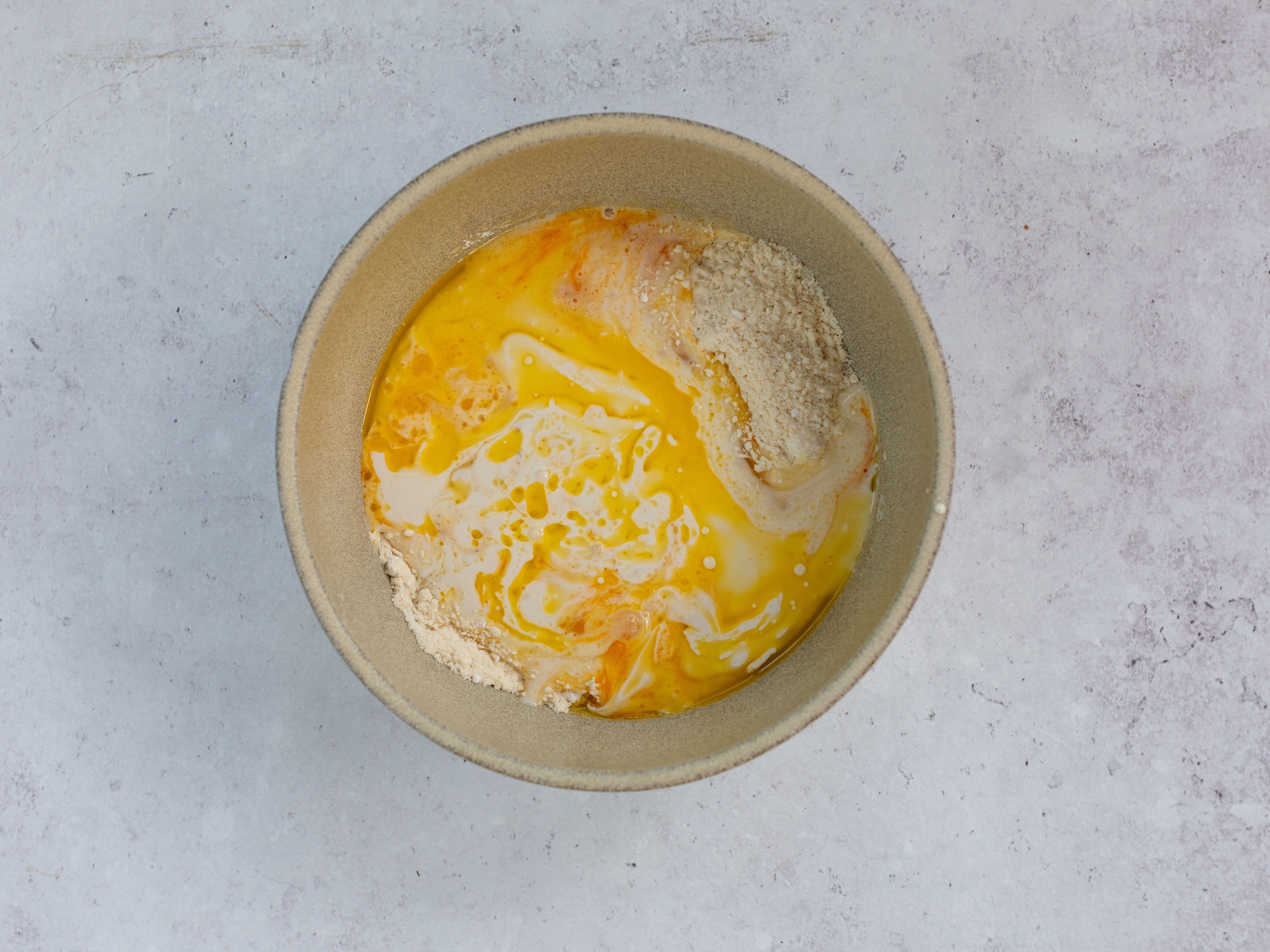 Schritt 3: Teig für Kokos-Limetten-Waffeln vorbereiten 