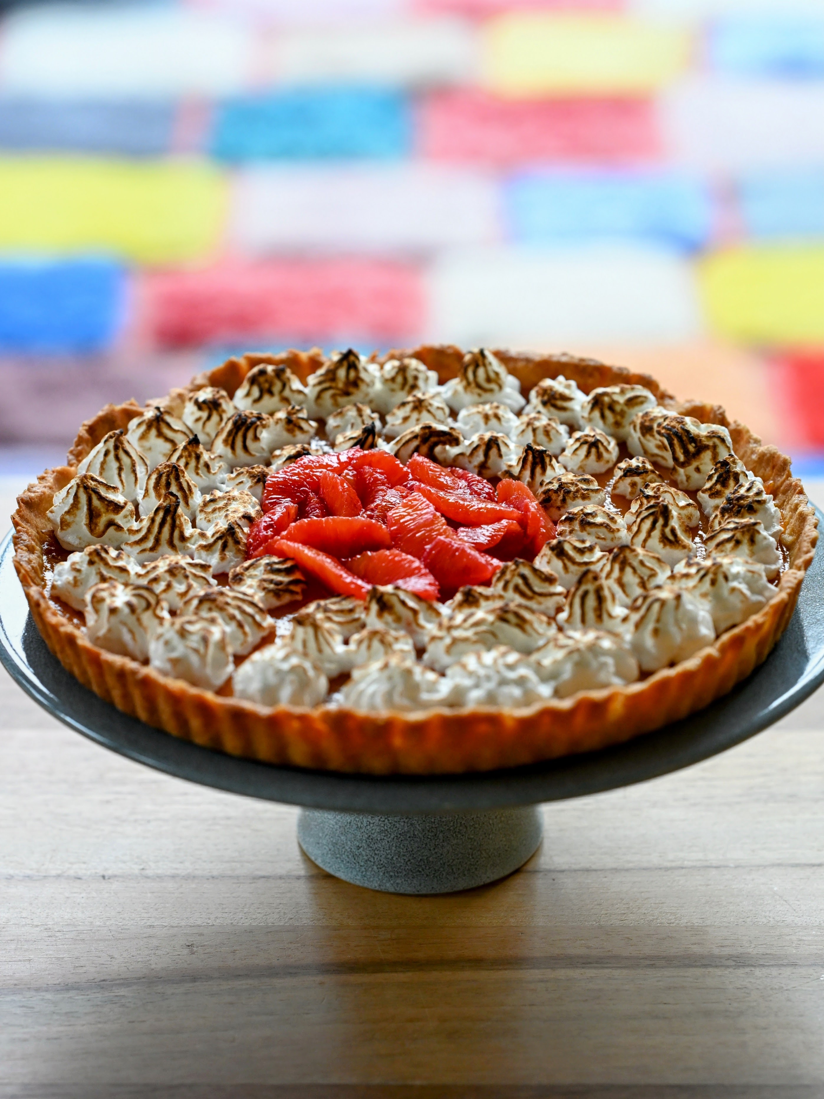 Blutorangen-Yuzu Tarte Rezept 3