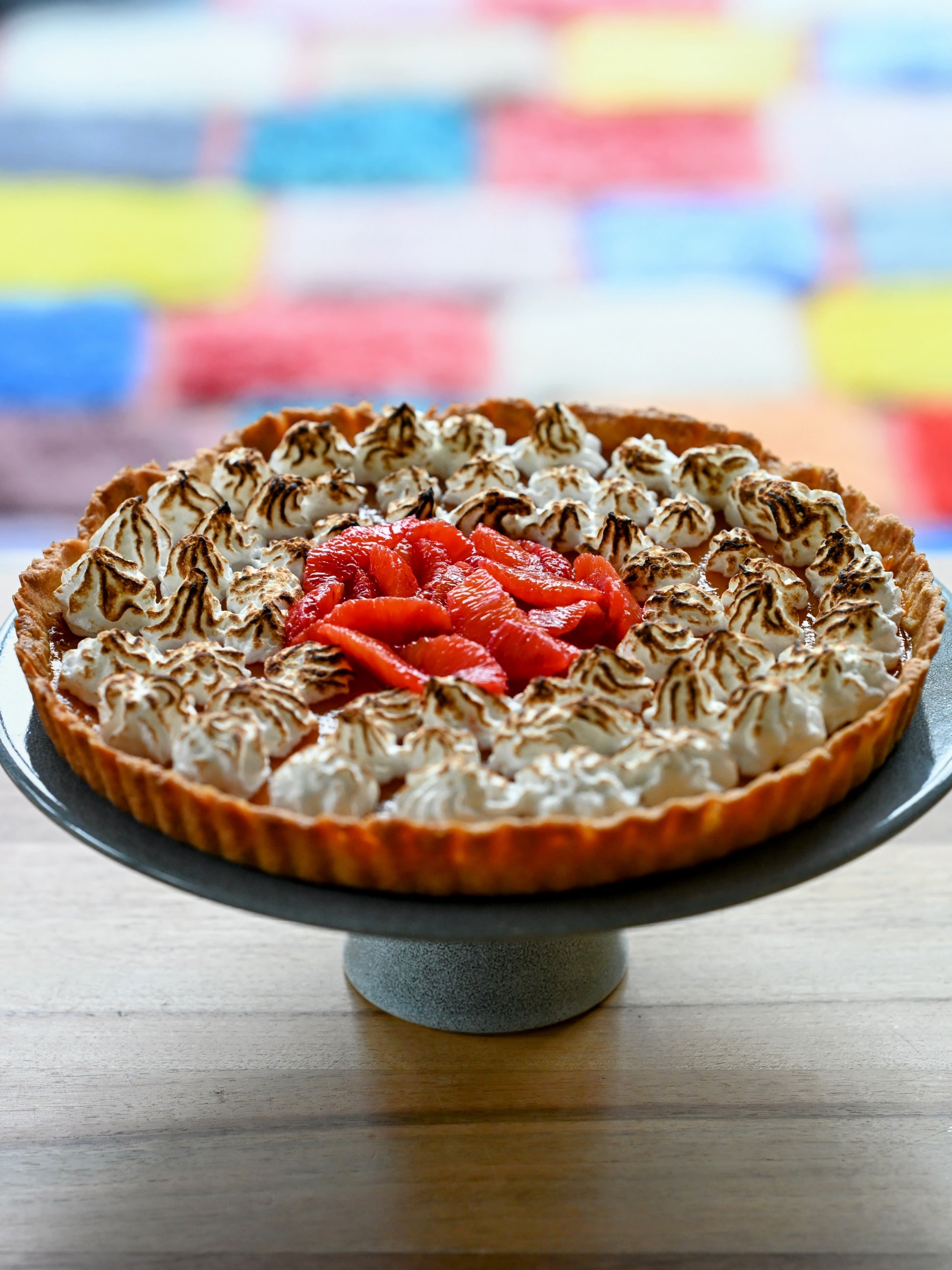 Blutorangen-Yuzu Tarte Rezept 3