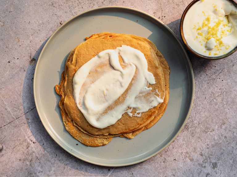 Schritt 6: Crêpes für Earl-Grey-Crêpes füllen und geniessen Schritt 6: Crêpes für Earl-Grey-Crêpes füllen und geniessen