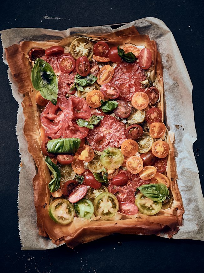 Sommerliche Tomaten Tarte Rezept Sommerliche Tomaten Tarte Rezept