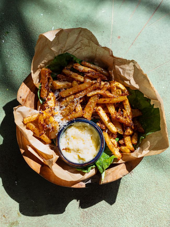 Kohlrabi-Parmesan-Pommes Rezept 1 Kohlrabi-Parmesan-Pommes Rezept 1