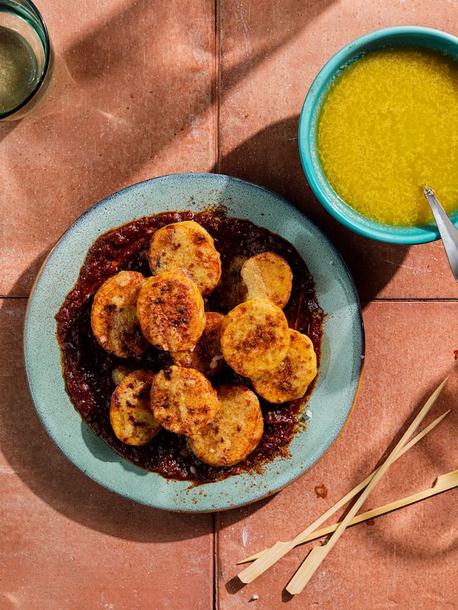 Patatas Bravas mit veganer Aioli Rezept Patatas Bravas mit veganer Aioli Rezept