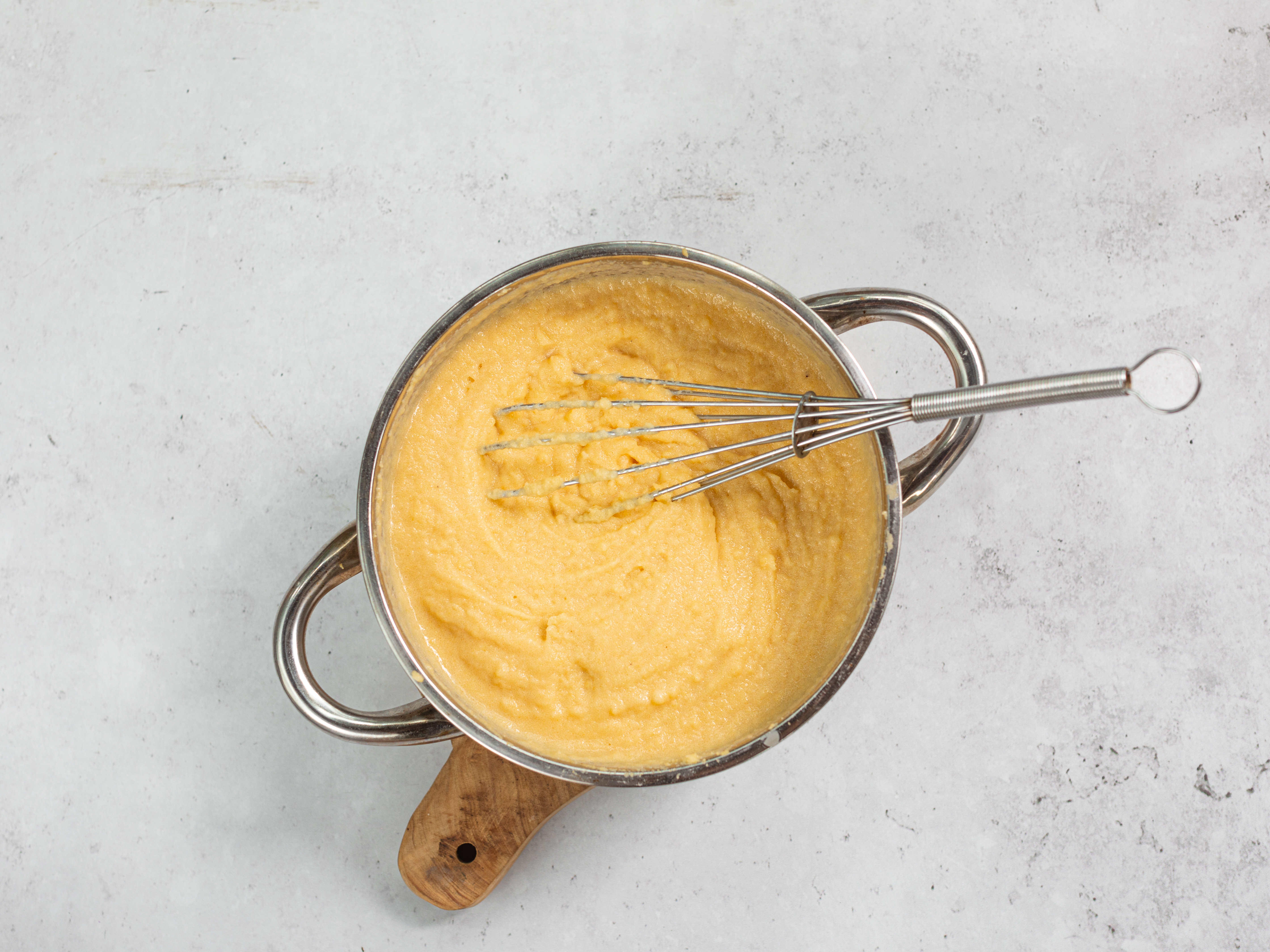 Schritt 1: Polenta für Süssen Polenta-Kokos Pudding zubereiten 