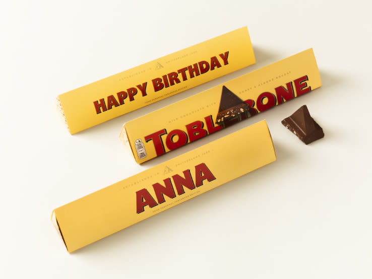 Personnalise votre Toblerone Personnalise votre Toblerone