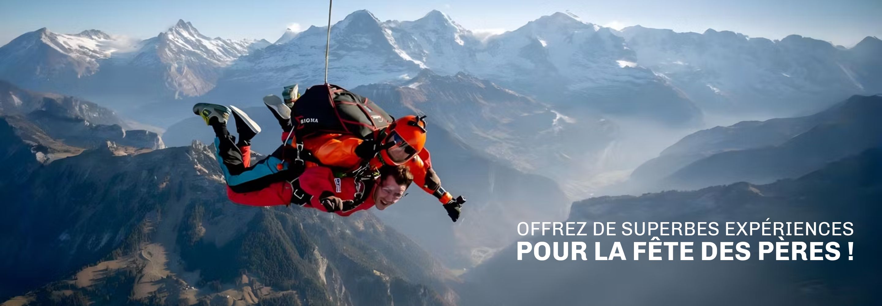Offrez des superbes expériences pour la Fête des Pères Offrez des superbes expériences pour la Fête des Pères