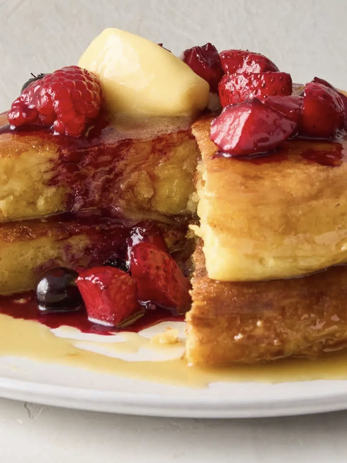 Golden Pancake mit Beerenkompott Rezept 2