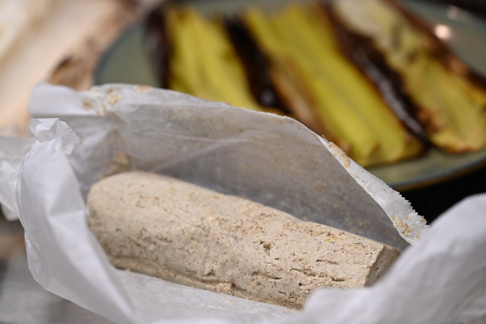 Schritt 2:Lauch mit Panko, Käse und Trüffel verfeinern