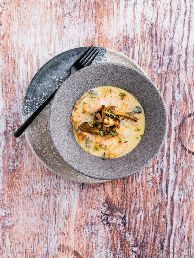 Gnocchi mit Pilz-Ragout und Pecorino Rezept Gnocchi mit Pilz-Ragout und Pecorino Rezept