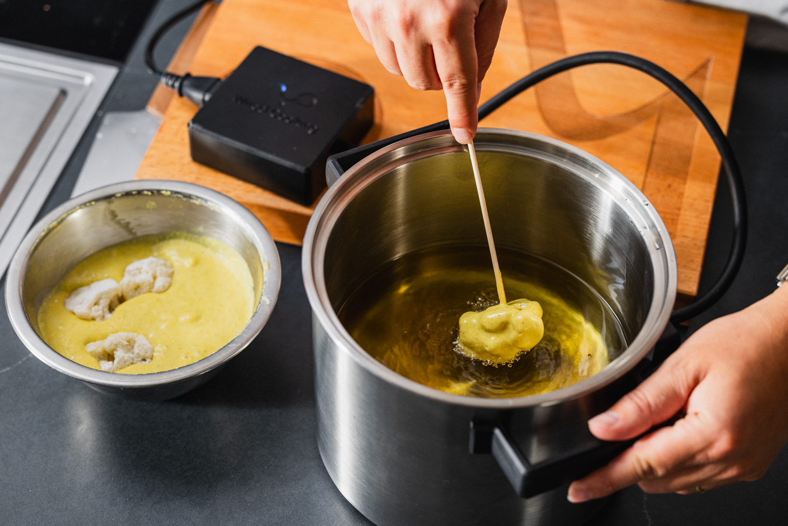 Schritt 4: Blumenkohl ausfrittieren