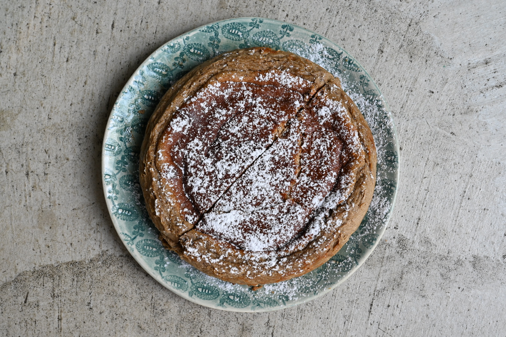 Schritt 3:  Aus dem Ofen nehmen, etwas abkühlen lassen und über Nacht im Kühlschrank fest werden lassen
