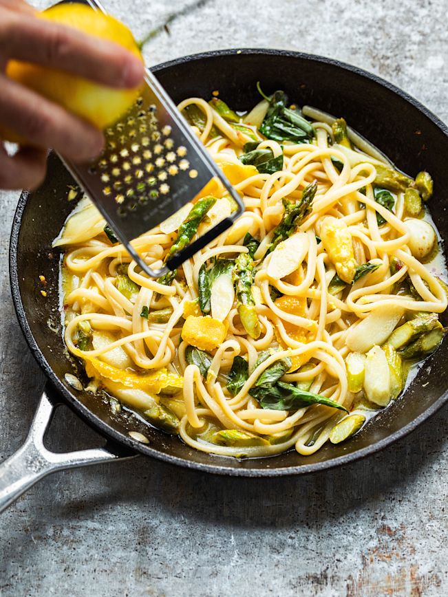 Pasta mit Spargel und Zitrone Rezept 2 Pasta mit Spargel und Zitrone Rezept 2