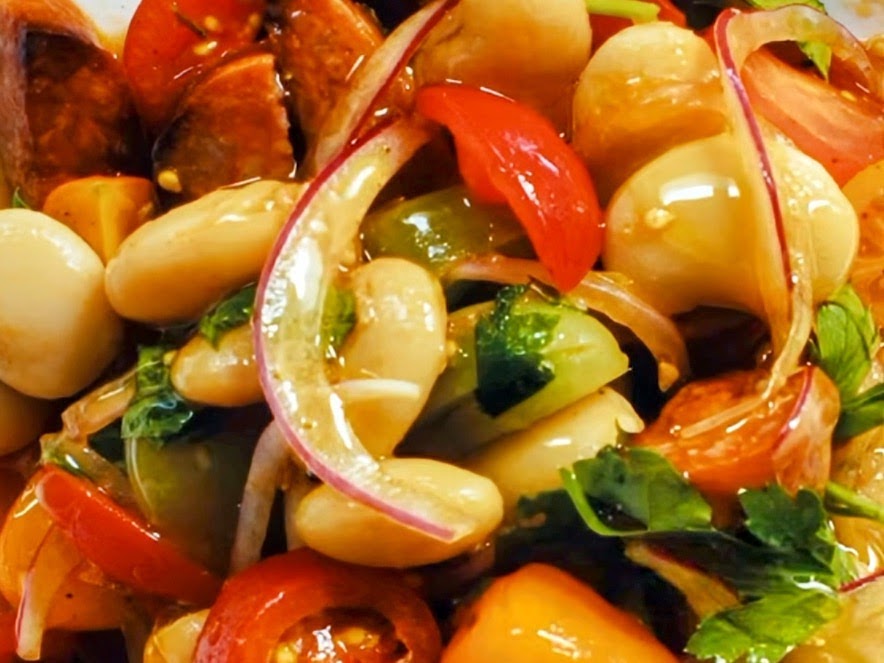 Schritt 2:Chorizo-Gemüse mischen und abschmecken