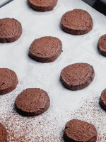 Dark Chocolate-Cookies mit Apfel-Birne-Essig Rezept 2