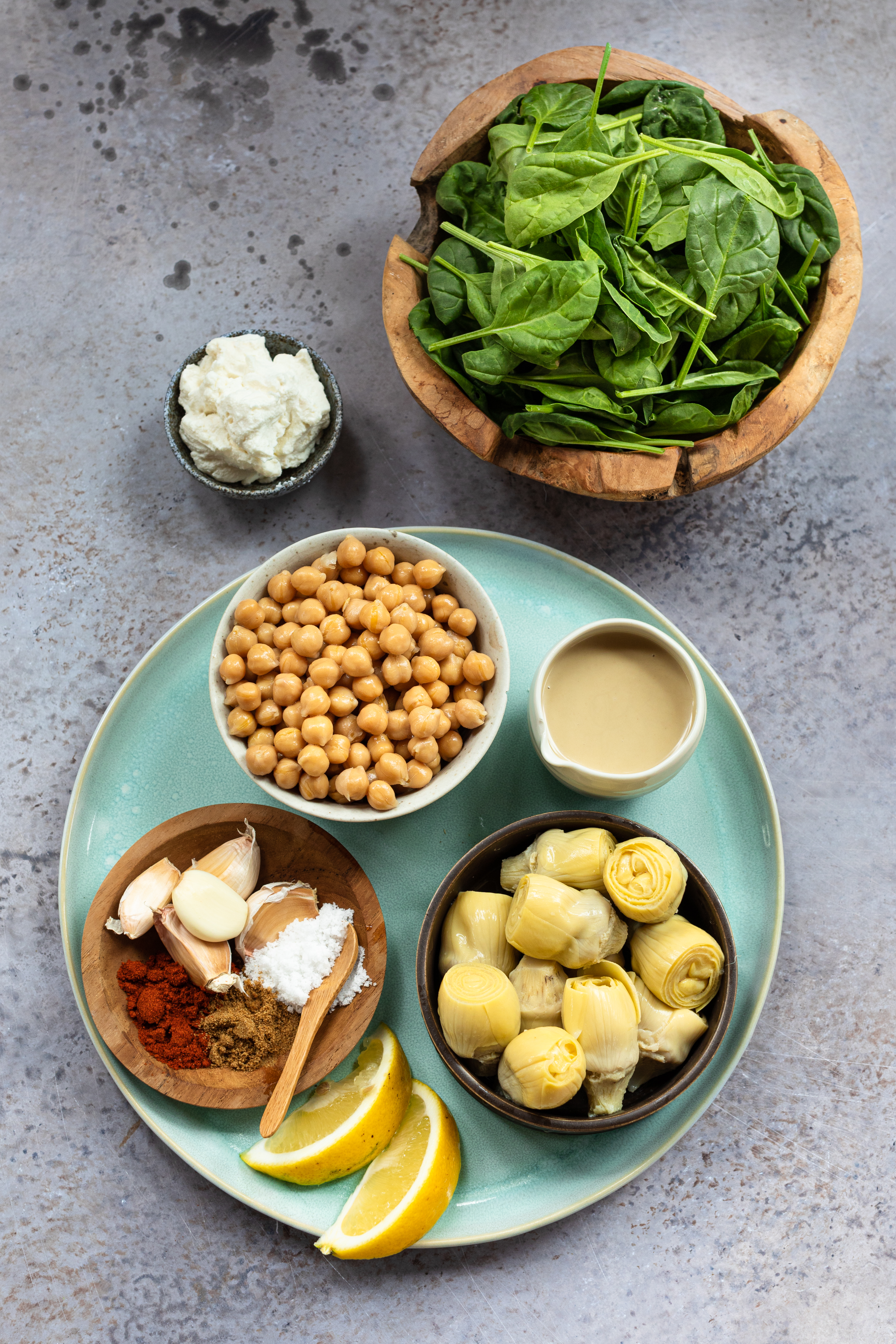 230404 Spinat Artischocken Hummus 3x4 Galerie1