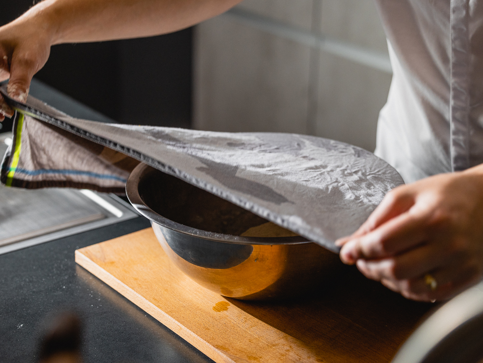 Schritt 1: Teig für Focaccia al David vorbereiten 