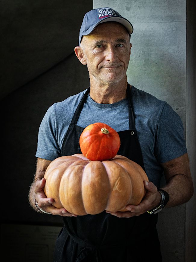 Kürbisrisotto mit Bottarga Rezept1 Kürbisrisotto mit Bottarga Rezept1