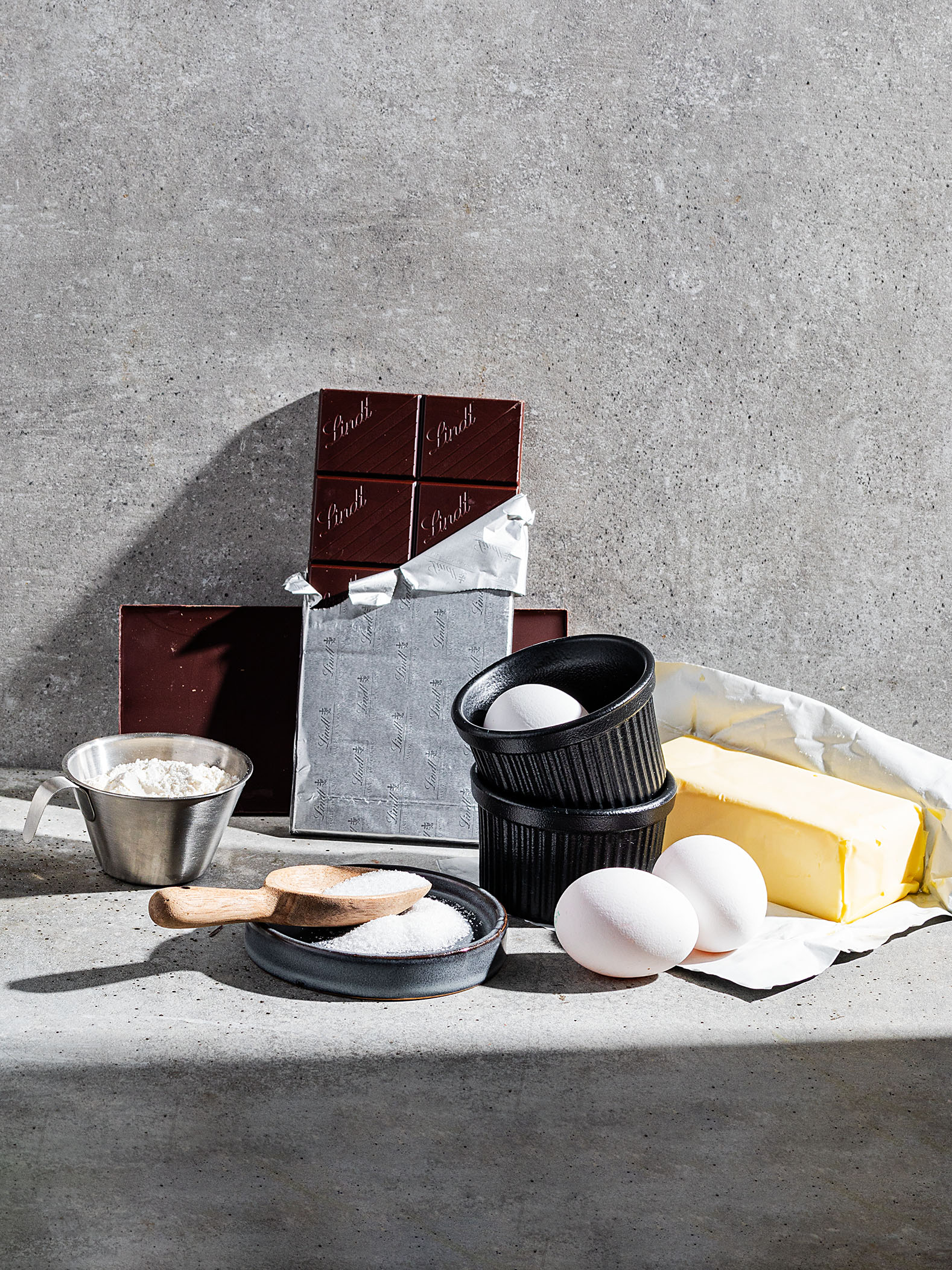 Moelleux au chocolat – Schokoladenküchlein mit flüssigem Kern Rezept 2