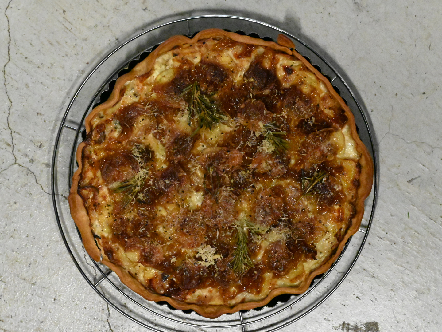 Schritt 4: Tarte 40 Minuten backen und vor dem Anschneiden, etwas abkühlen lassen