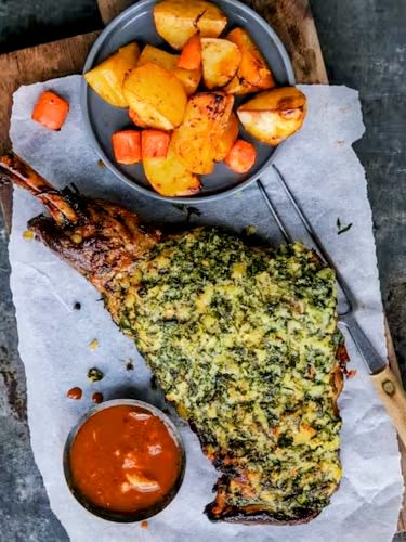 Lamm- oder Gitzischulter mit Kräuterkruste Rezept 2