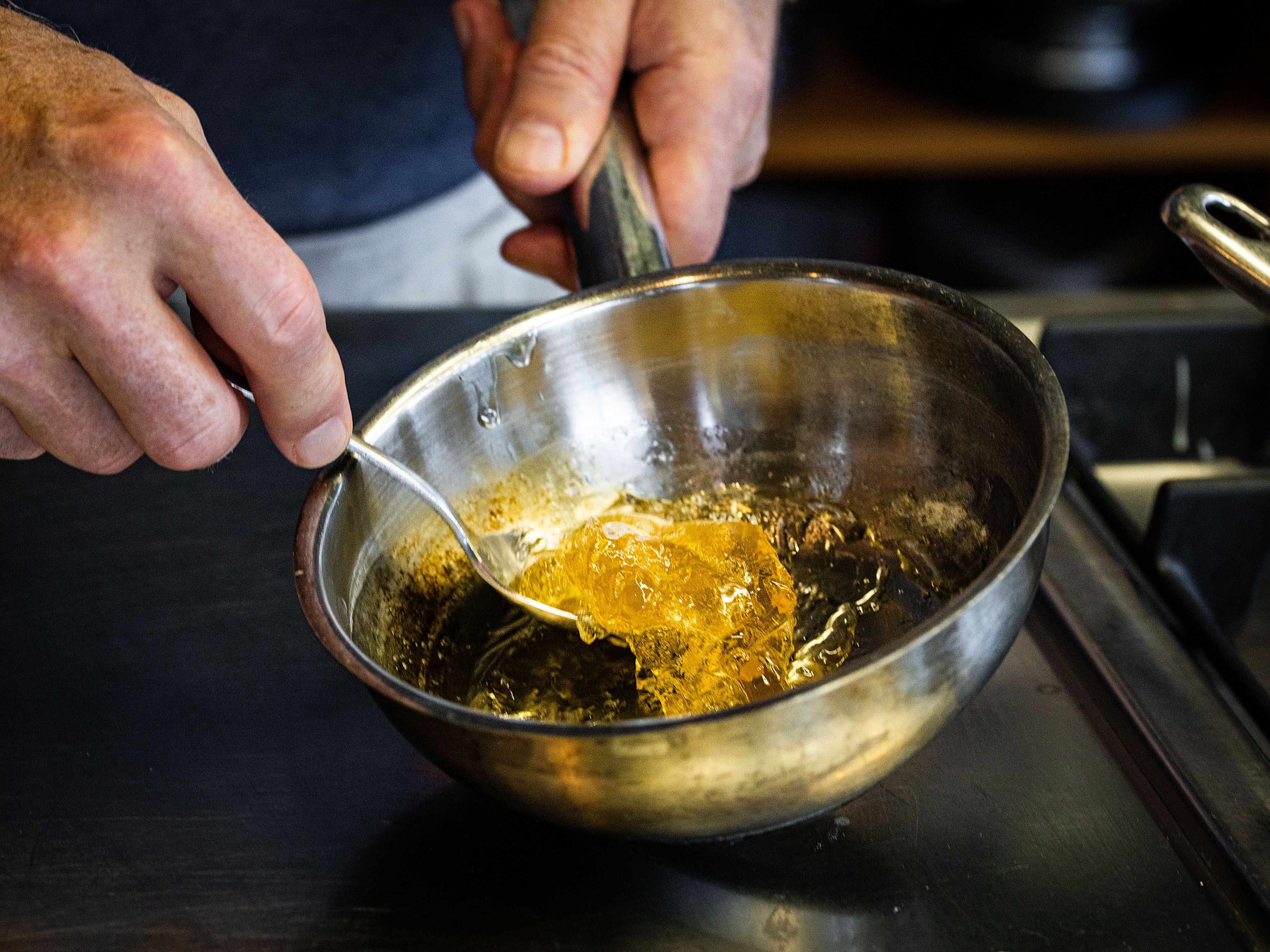 Schritt 2:  Füllung für Ricotta-Cheesecake mit frischen Beeren zubereiten 