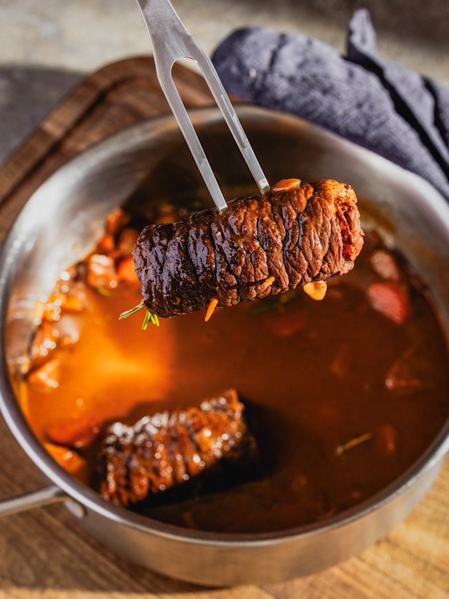 Fleischvögel von der Unterspälte Rezept Fleischvögel von der Unterspälte Rezept