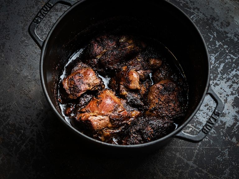 Schritt 2: Lamm anbraten Schritt 2: Lamm anbraten