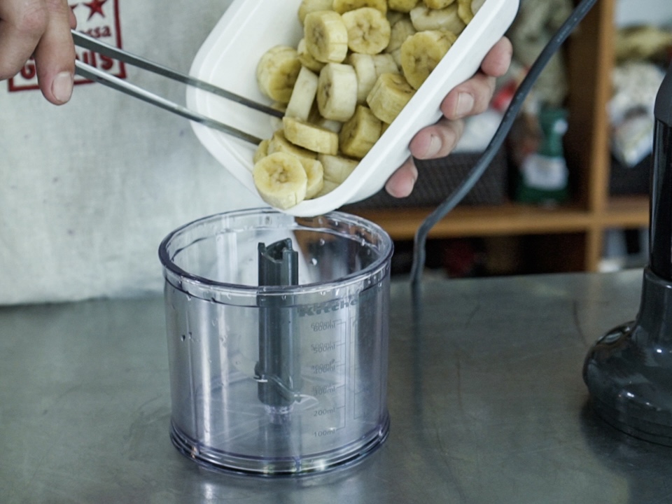 Schritt 2: Bana­nen-Glace zubereiten