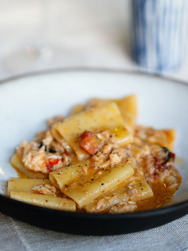 Paccheri all' aqua pazza Rezept Paccheri all' aqua pazza Rezept