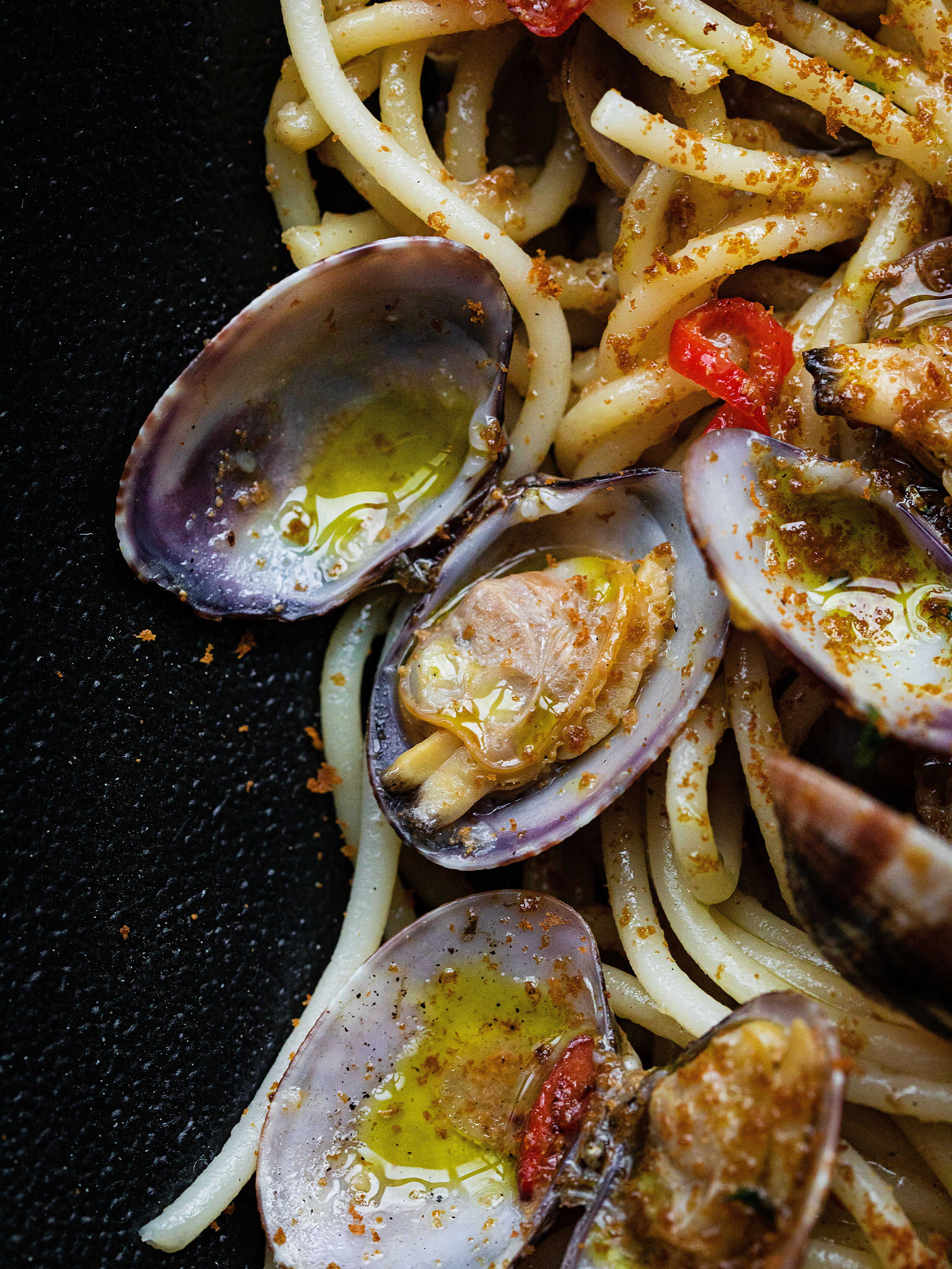 Spaghetti con le vongole e bottarga Rezept 2